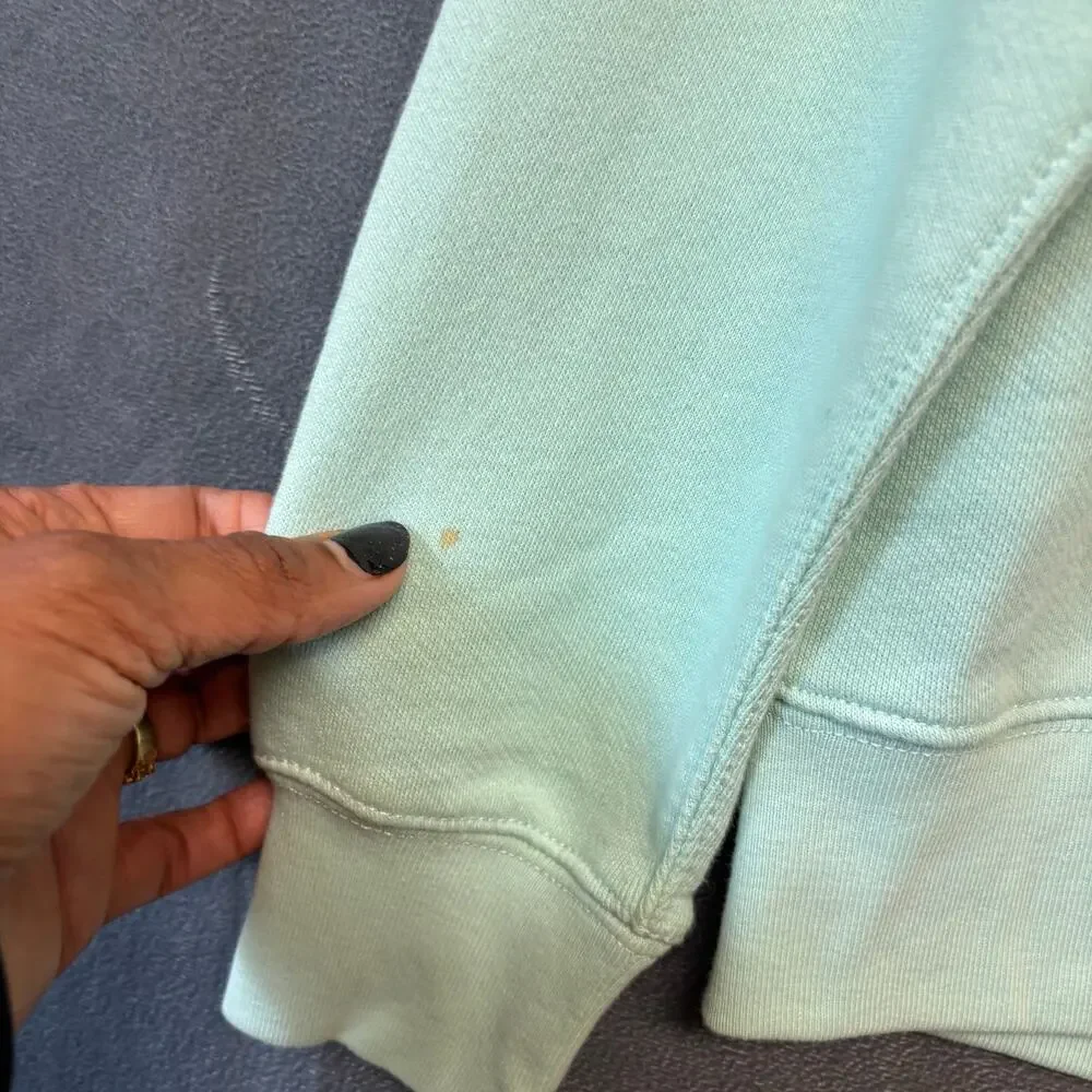 Polo Ralph Lauren Full Zip Hoodie Kids Medium Preppy Cozy Streetwear Aqua Teal